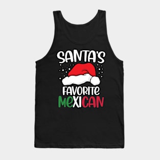 Santa's Favorite Mexican - Christmas Tank Top